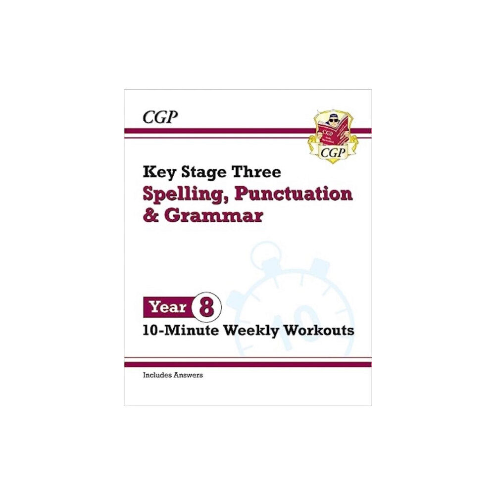 Coordination Group Publications Ltd (CGP) KS3 Year 8 Spelling, Punctuation and Grammar 10-Minute Weekly Workouts (häftad, eng)