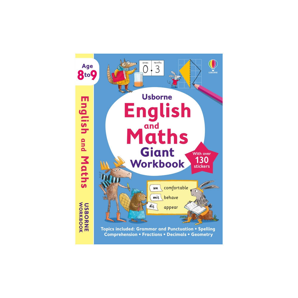 Usborne Publishing Ltd Usborne English and Maths Giant Workbook 8-9 (häftad, eng)