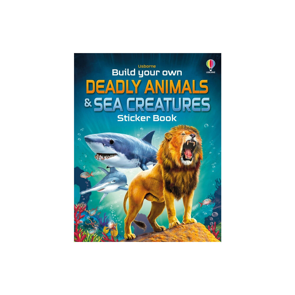 Usborne Publishing Ltd Build Your Own Deadly Animals and Sea Creatures Sticker Book (häftad, eng)