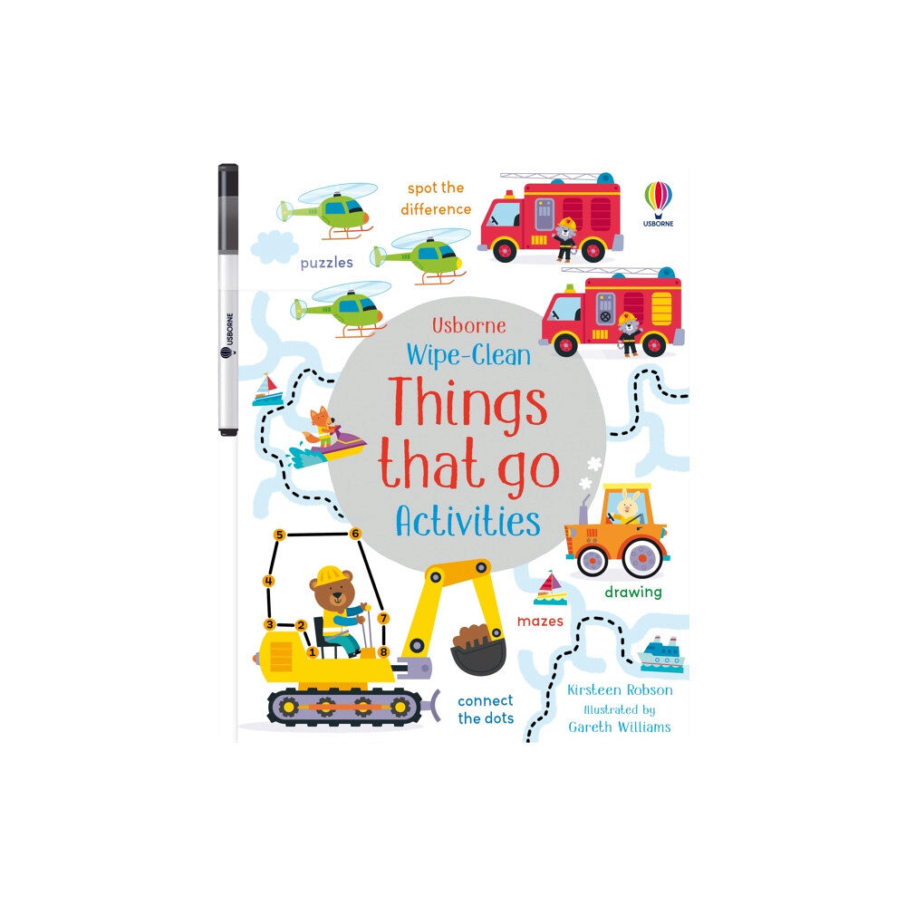 Usborne Publishing Ltd Wipe-Clean Things That Go Activities (häftad, eng)