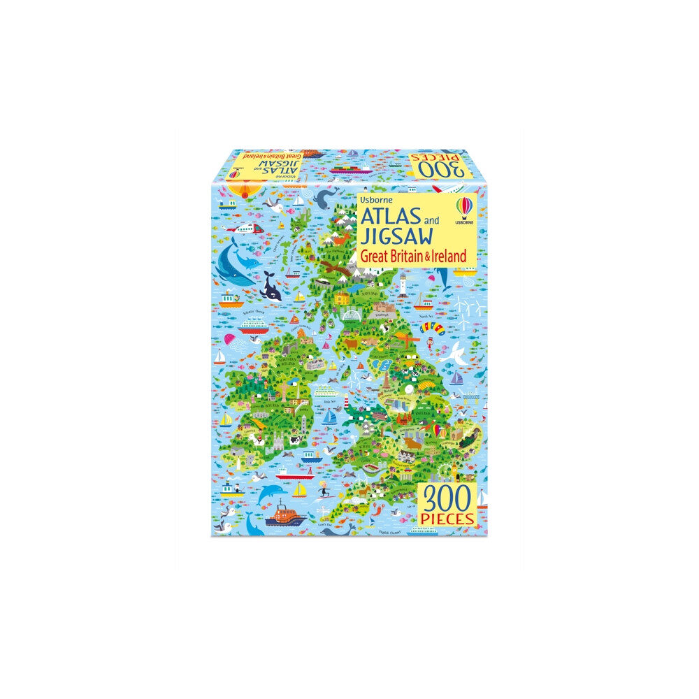 Usborne Publishing Ltd Atlas & Jigsaw Great Britain & Ireland (häftad, eng)