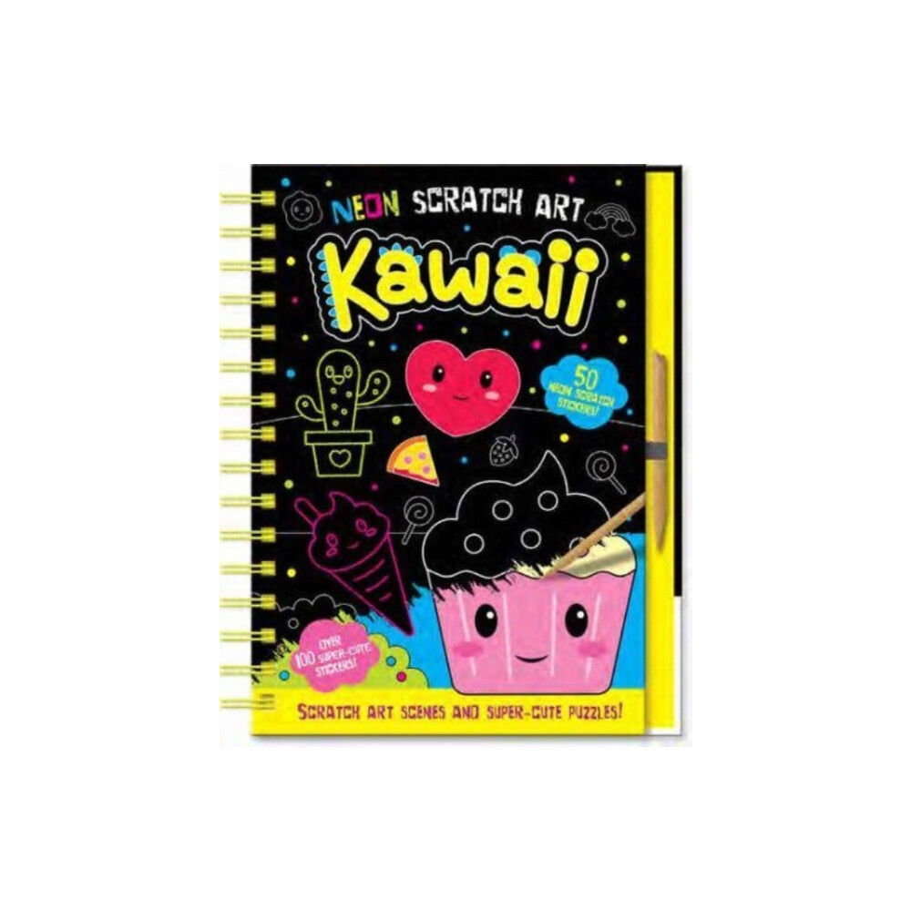 Gemini Books Group Ltd Neon Scratch Art Kawaii (inbunden, eng)