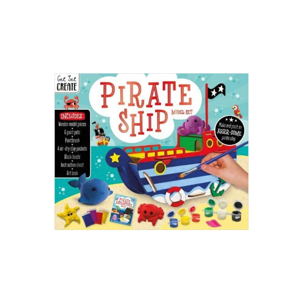 MAKE BELIEVE IDEAS Pirate Ship Model Set (inbunden, eng)