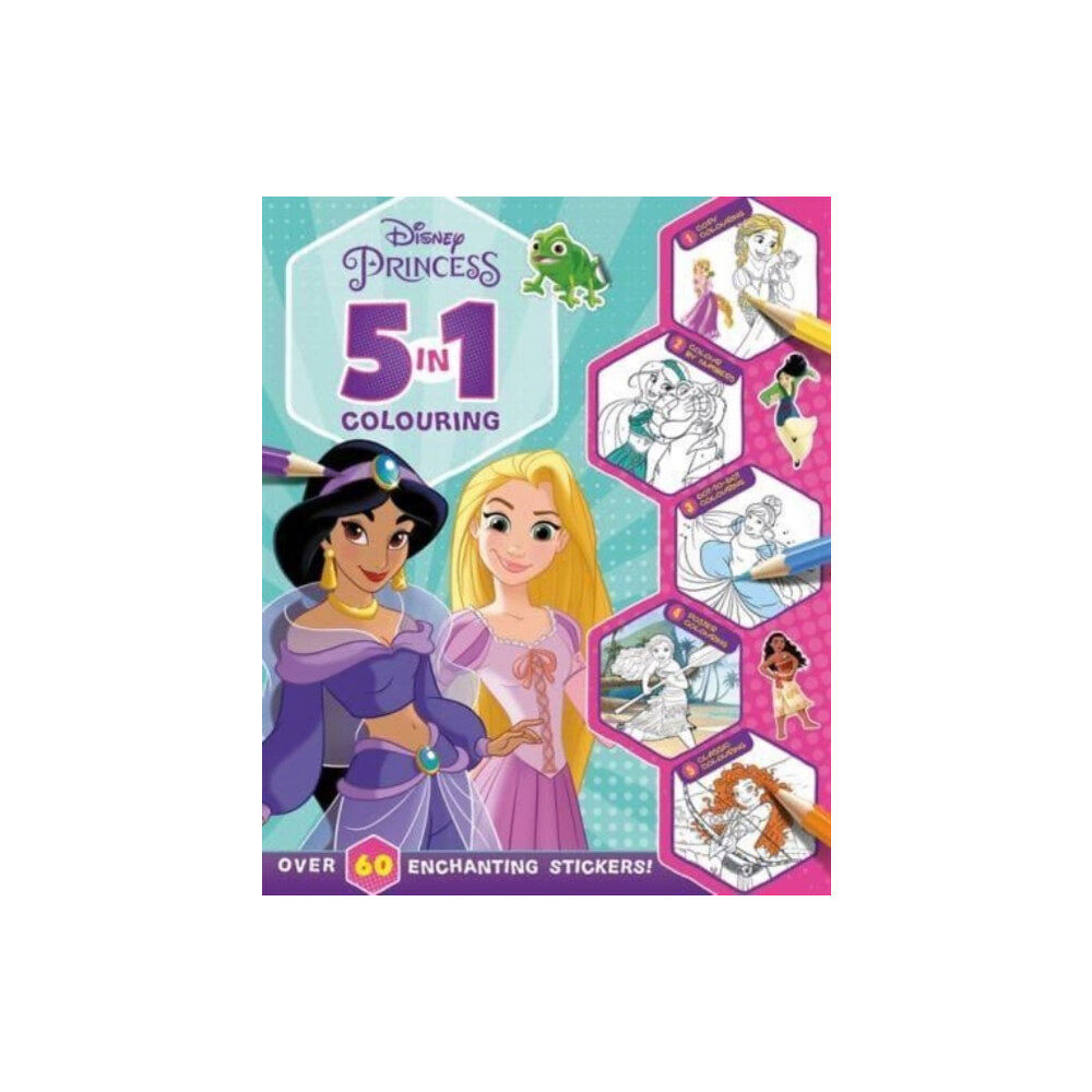 Bonnier Books Ltd Disney Princess: 5 in 1 Colouring (häftad, eng)