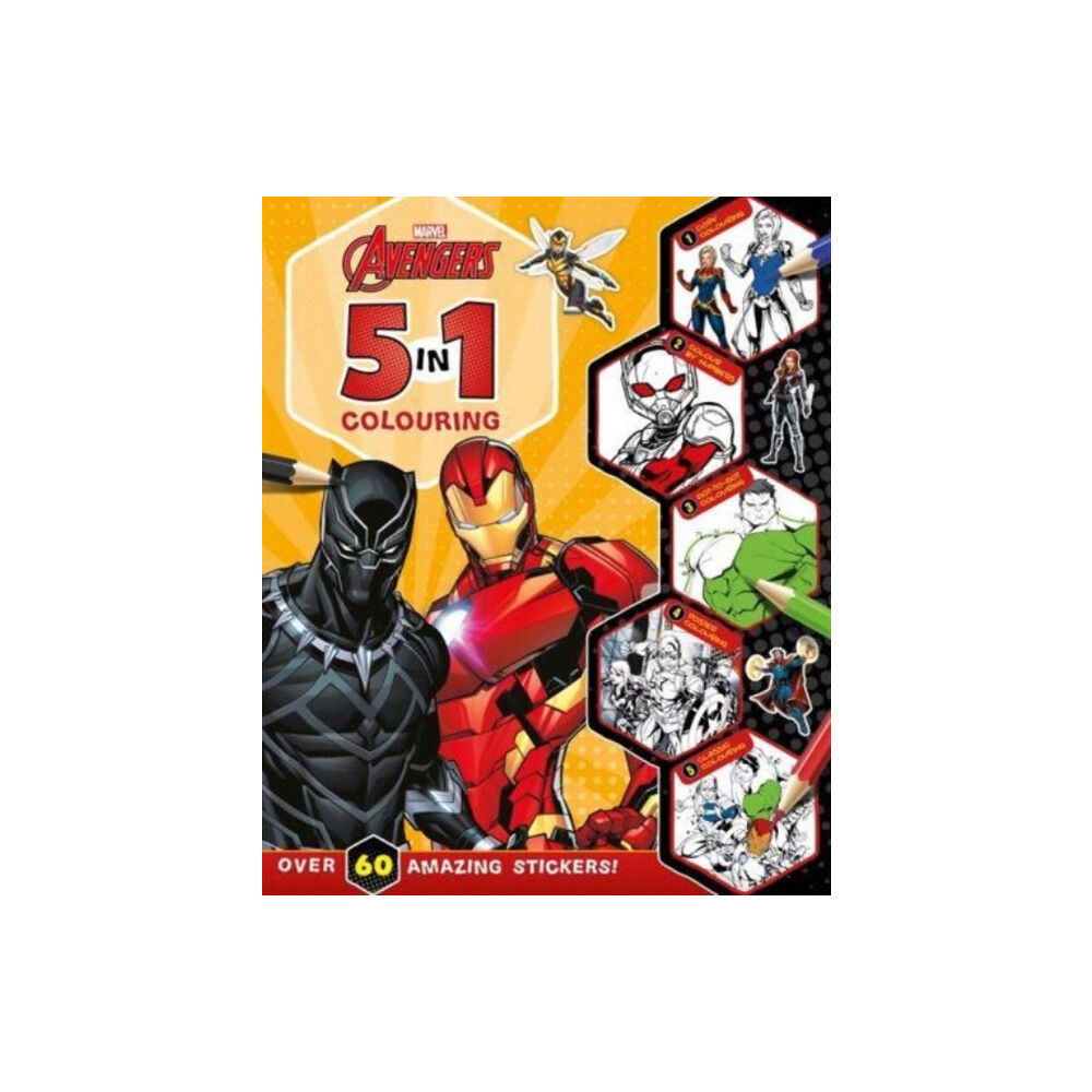 Bonnier Books Ltd Marvel Avengers: 5 in 1 Colouring (häftad, eng)