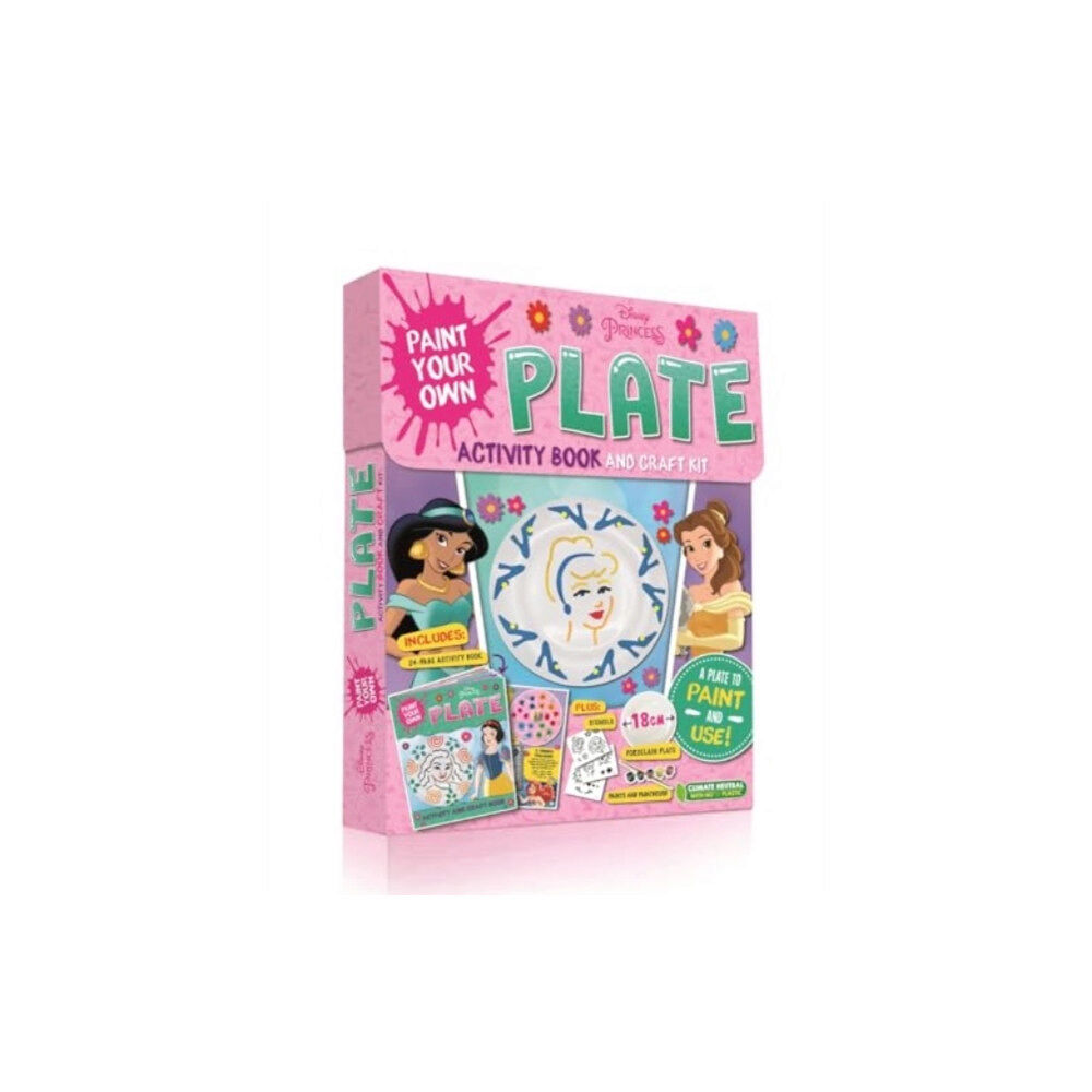 Bonnier Books Ltd Disney Princess: Paint Your Own Plate Activity Book and Craft Kit (häftad, eng)