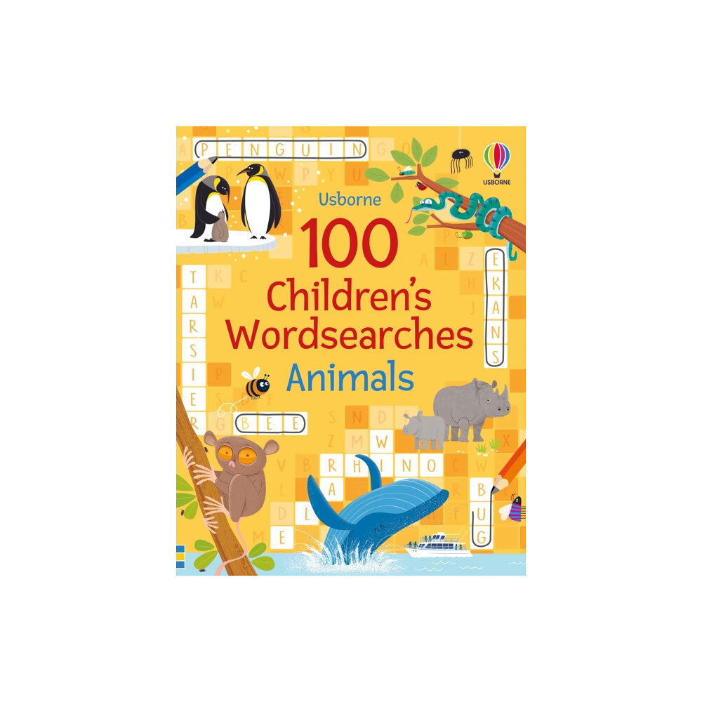 Usborne Publishing Ltd 100 Children's Wordsearches: Animals (häftad, eng)