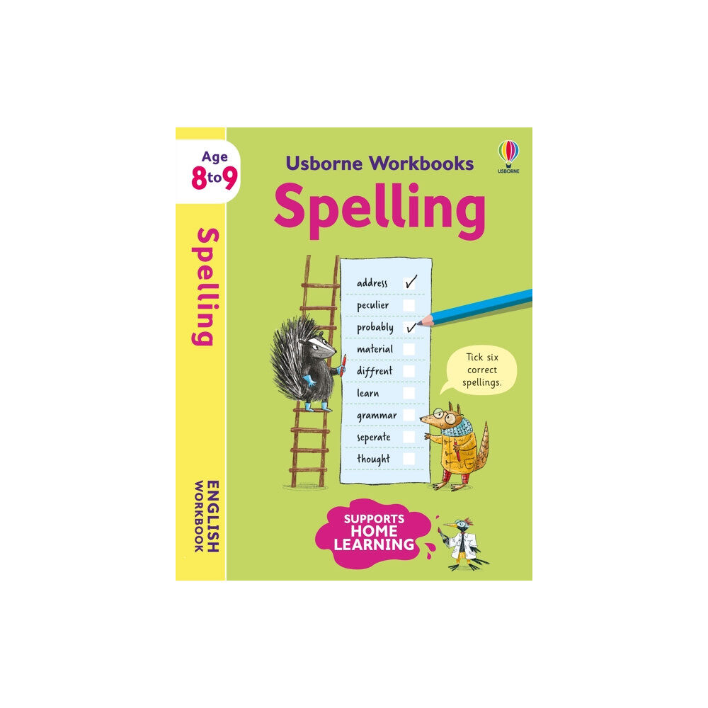 Usborne Publishing Ltd Usborne Workbooks Spelling 8-9 (häftad, eng)