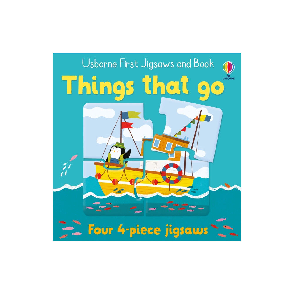 Usborne Publishing Ltd Usborne First Jigsaws And Book: Things that go (häftad, eng)