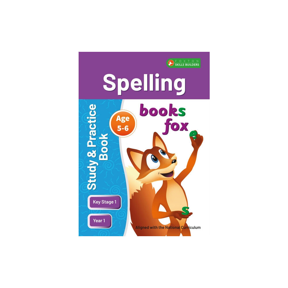 Foxton Books KS1 Spelling Study & Practice Book for Ages 5-6 (Year 1) Perfect for learning at home or use in the classroom (häftad, e...