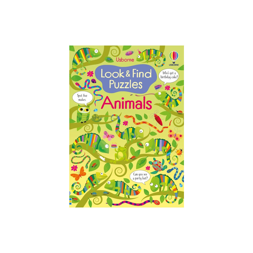 Usborne Publishing Ltd Look and Find Puzzles Animals (häftad, eng)