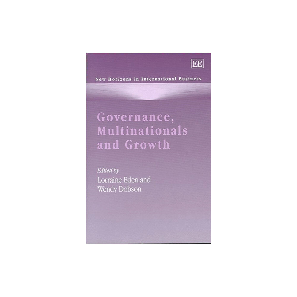 Edward Elgar Publishing Ltd Governance, Multinationals and Growth (inbunden, eng)