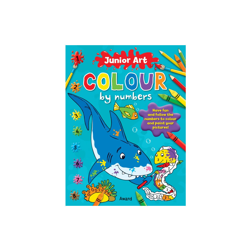 Award Publications Ltd Junior Art Colour By Numbers: Shark (häftad, eng)