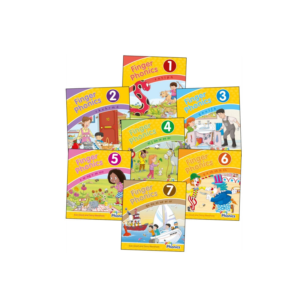 Jolly Learning Ltd Finger Phonics Books 1-7 (bok, board book, eng)