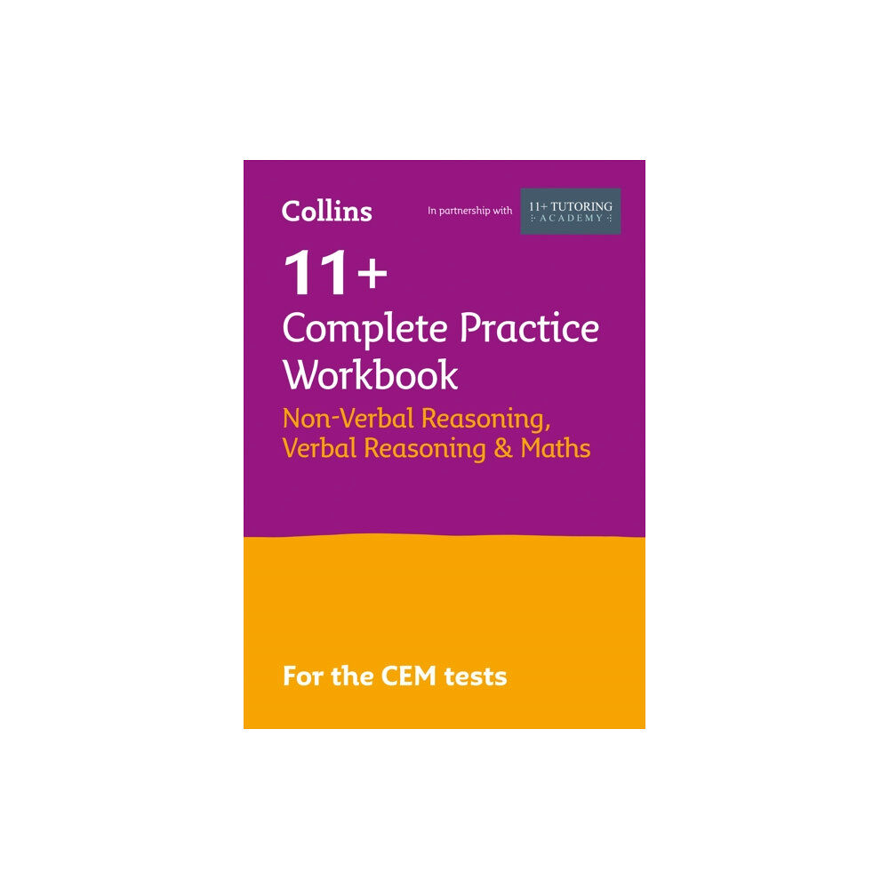 Letts Educational 11+ Verbal Reasoning, Non-Verbal Reasoning & Maths Complete Practice Workbook (häftad, eng)