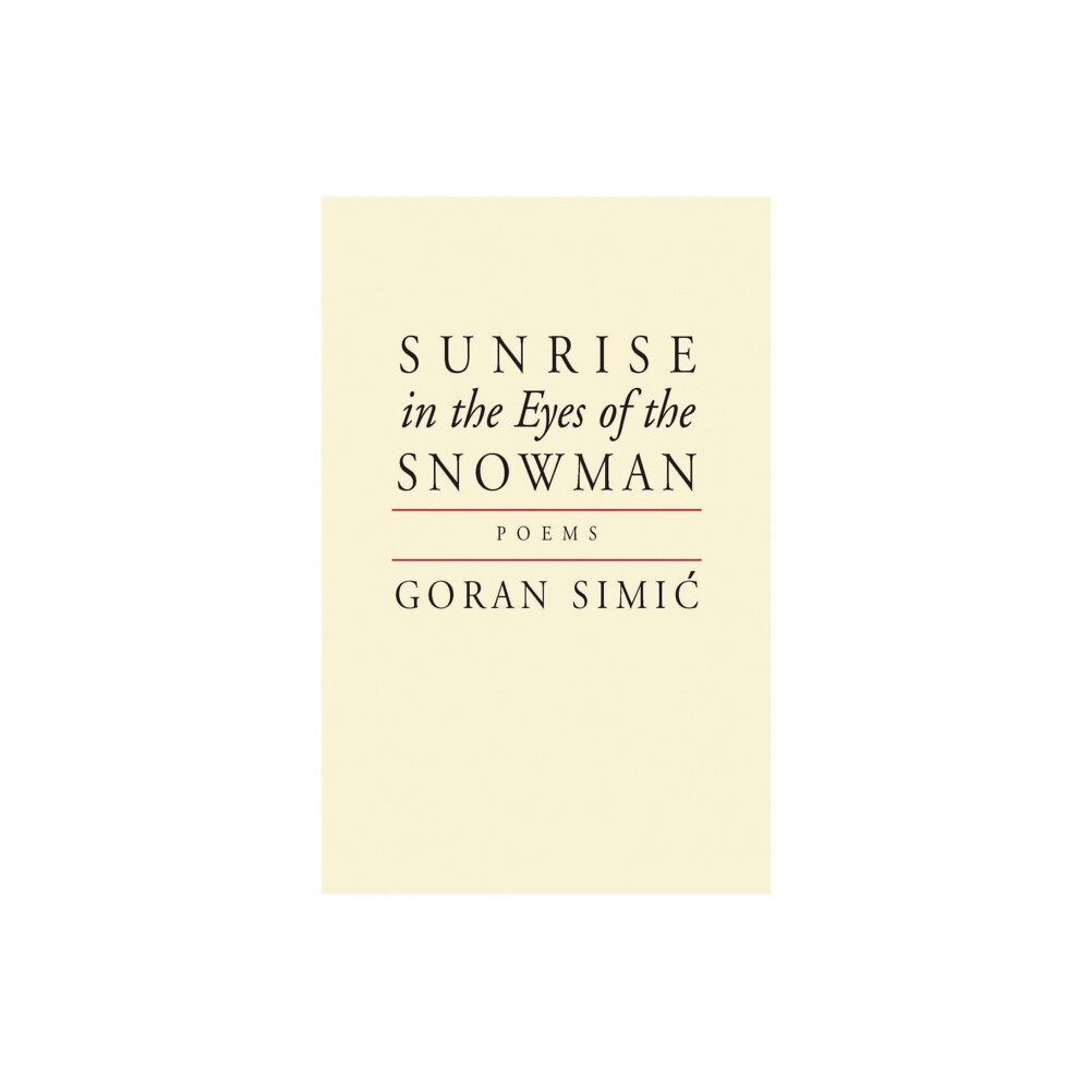 Biblioasis Sunrise in the Eyes of the Snowman (häftad, eng)