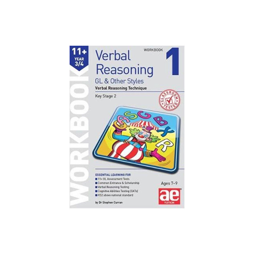 Accelerated Education Publications Ltd 11+ Verbal Reasoning Year 3/4 GL & Other Styles Workbook 1 (häftad, eng)