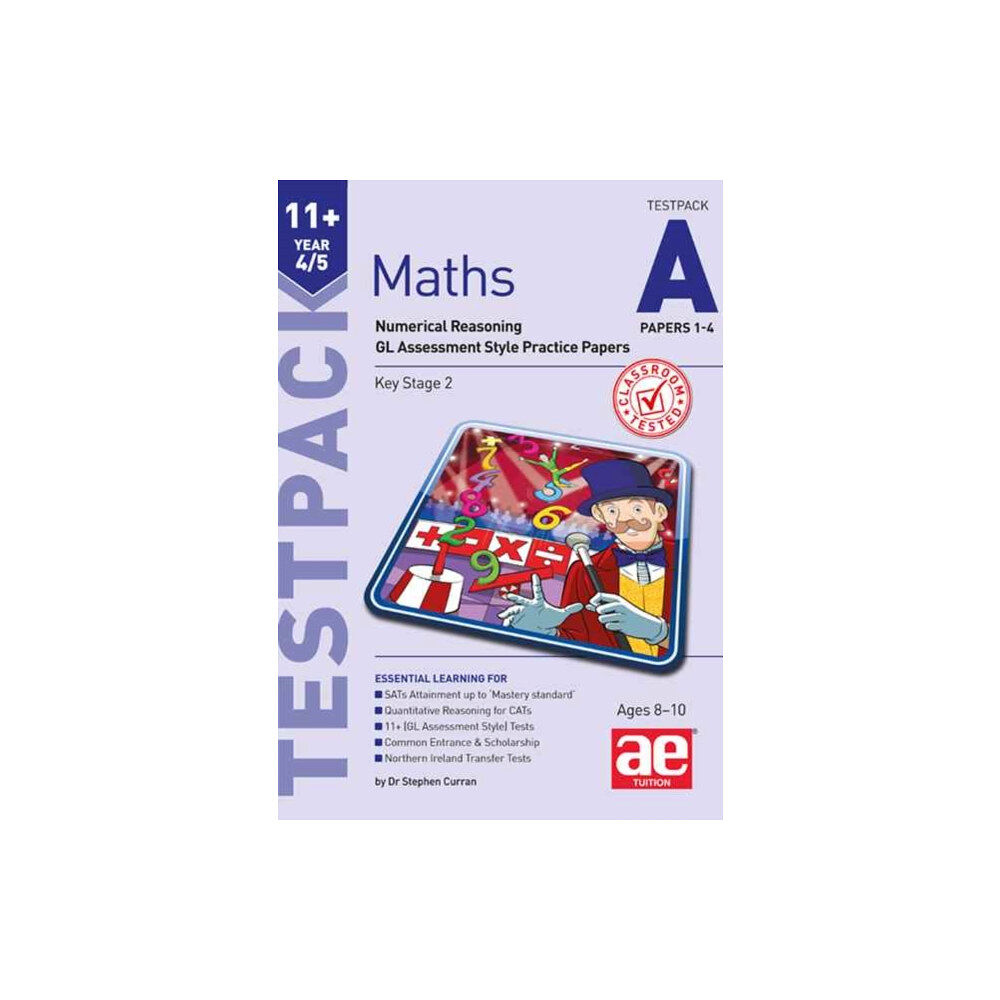 Accelerated Education Publications Ltd 11+ Maths Year 4/5 Testpack a Papers 1-4 (häftad, eng)