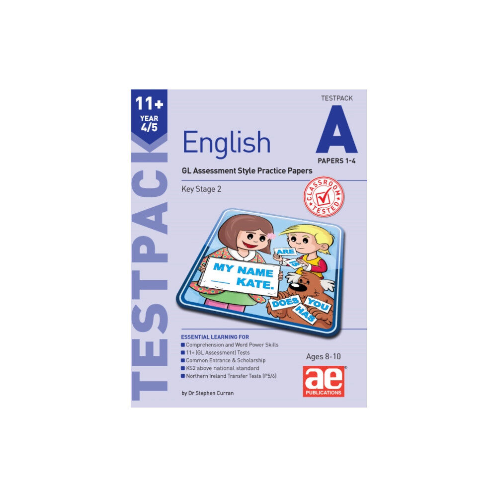 Accelerated Education Publications Ltd 11+ English Year 4/5 Testpack a Papers 1-4 (häftad, eng)