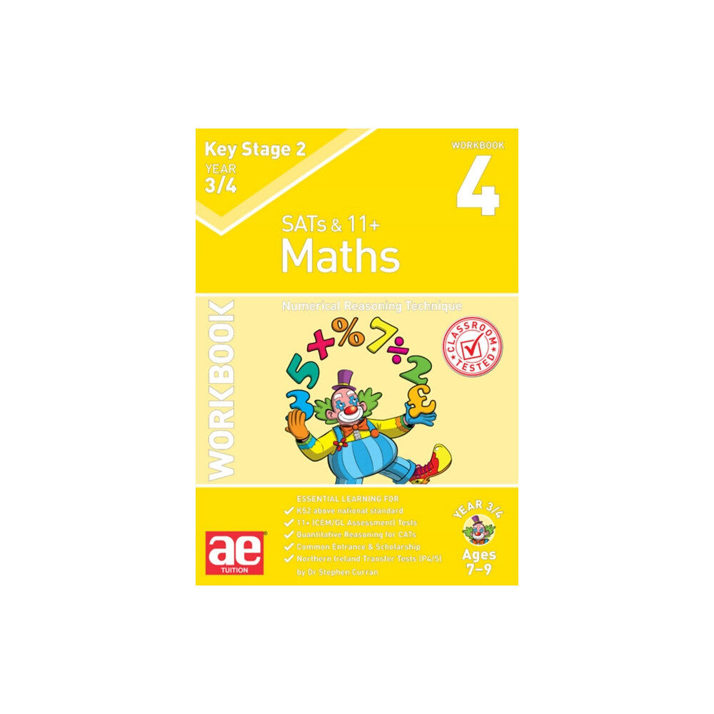 Accelerated Education Publications Ltd KS2 Maths Year 3/4 Workbook 4 (häftad, eng)