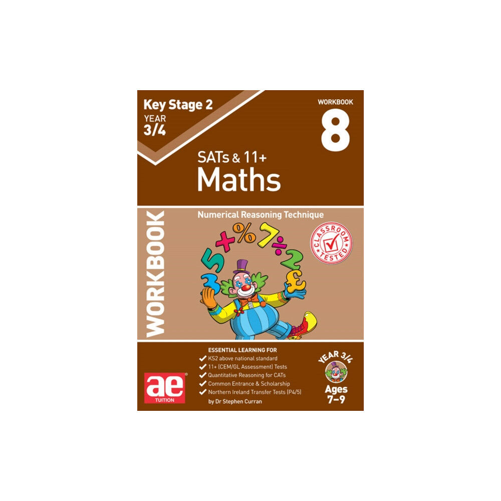 Accelerated Education Publications Ltd KS2 Maths Year 3/4 Workbook 8 (häftad, eng)