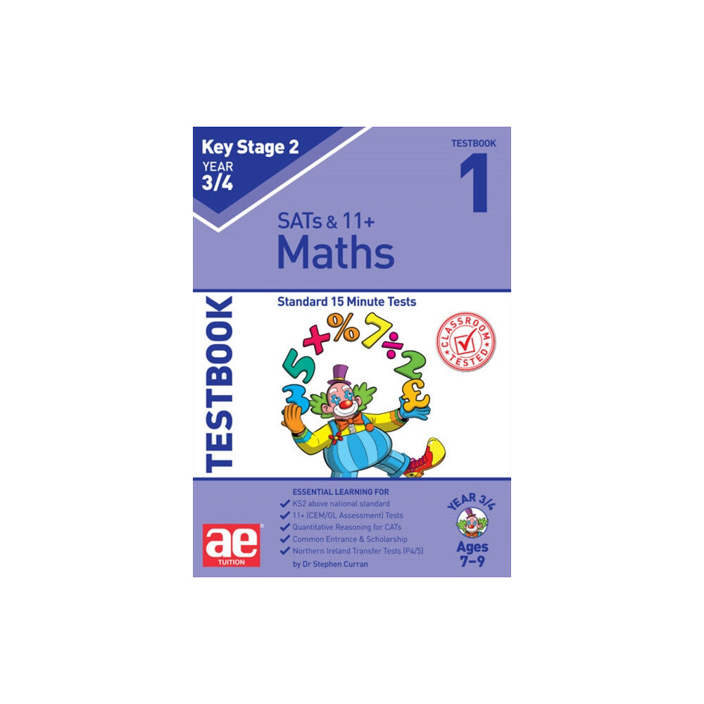 Accelerated Education Publications Ltd KS2 Maths Year 3/4 Testbook 1 (häftad, eng)