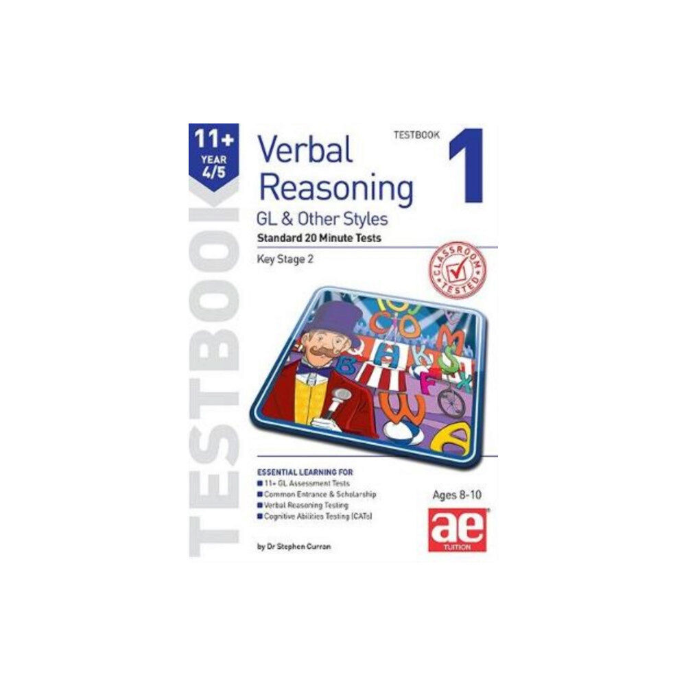 Accelerated Education Publications Ltd 11+ Verbal Reasoning Year 4/5 GL & Other Styles Testbook 1 (häftad, eng)