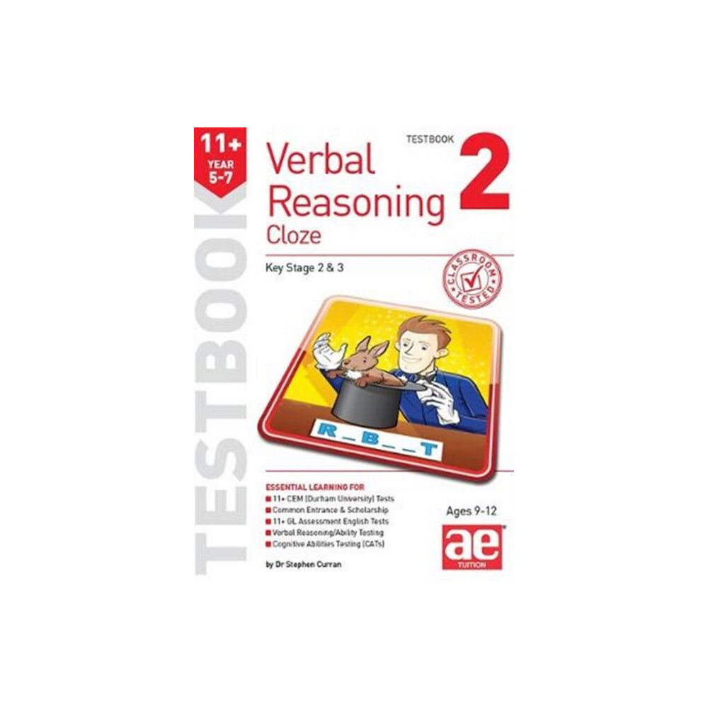 Accelerated Education Publications Ltd 11+ Verbal Reasoning Year 5-7 Cloze Testbook 2 (häftad, eng)