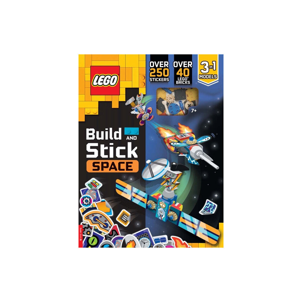 Michael O'Mara Books Ltd LEGO® Books: Build and Stick: Space (includes LEGO® bricks, book and over 250 stickers) (inbunden, eng)