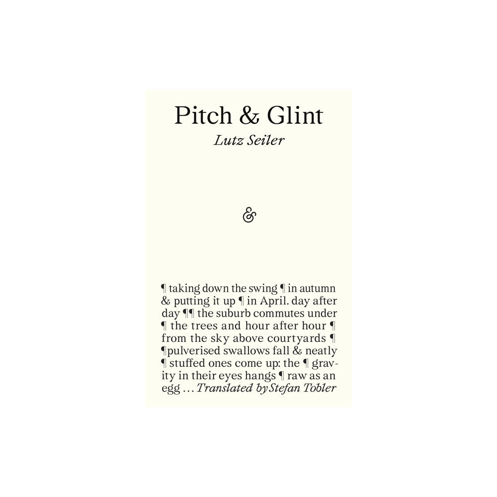 And Other Stories Pitch & Glint (häftad, eng)