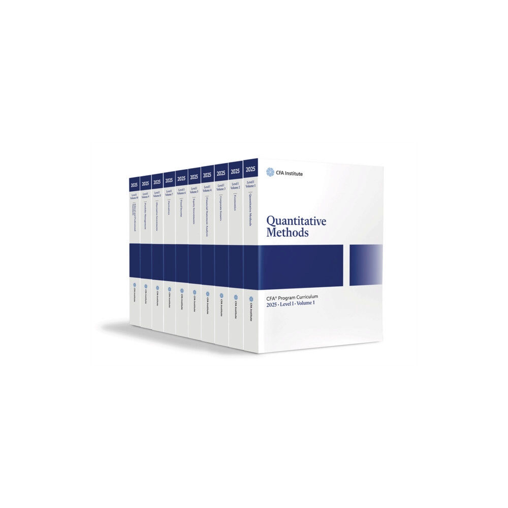 CFA Institute 2025 CFA Program Curriculum Level I Box Set (häftad, eng)