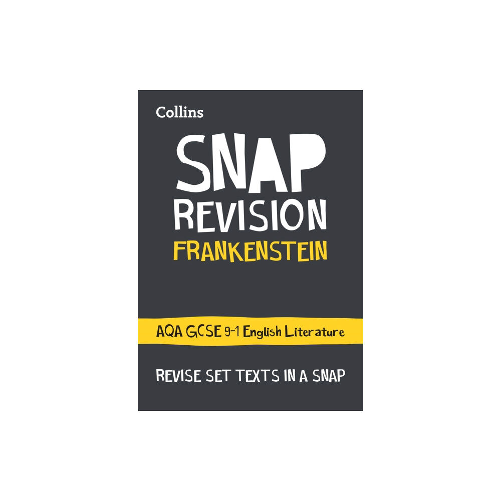 HarperCollins Publishers Frankenstein: AQA GCSE 9-1 English Literature Text Guide (häftad, eng)