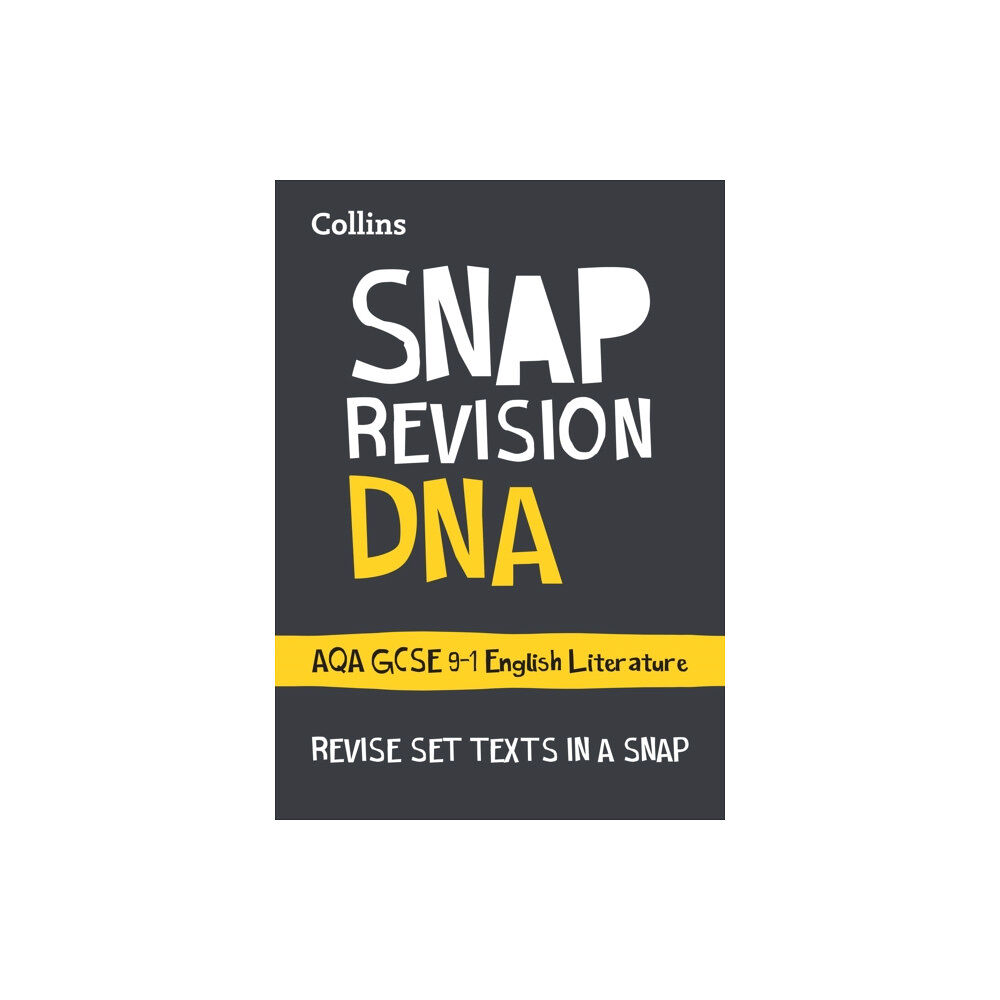 HarperCollins Publishers DNA: AQA GCSE 9-1 English Literature Text Guide (häftad, eng)