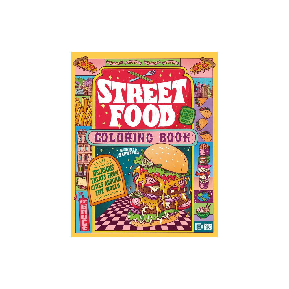 Dokument Forlag Street Food Coloring Book (häftad, eng)