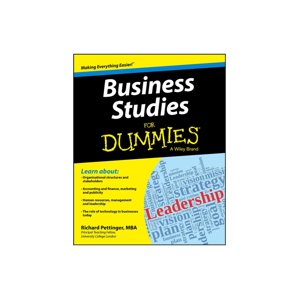 John Wiley & Sons Inc Business Studies For Dummies (häftad, eng)