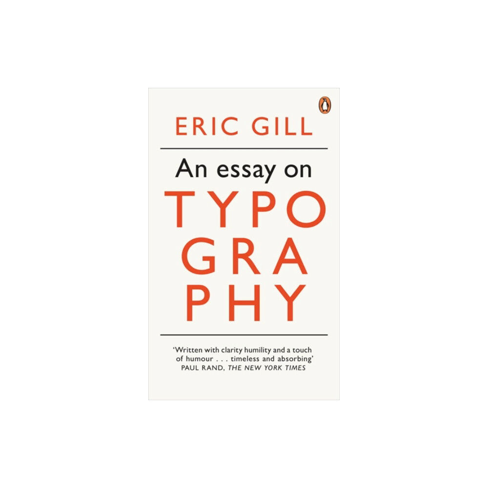 Penguin books ltd An Essay on Typography (häftad, eng)