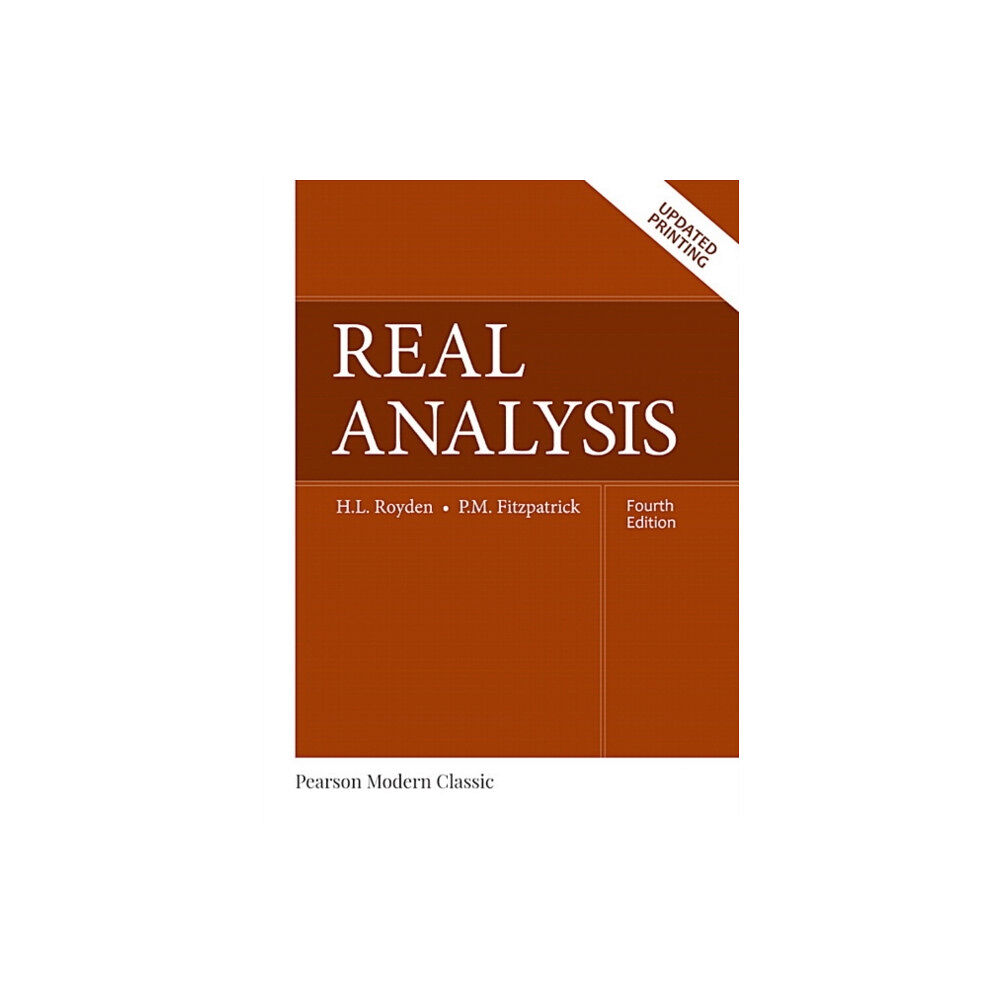 Pearson Education (US) Real Analysis (Classic Version) (häftad, eng)