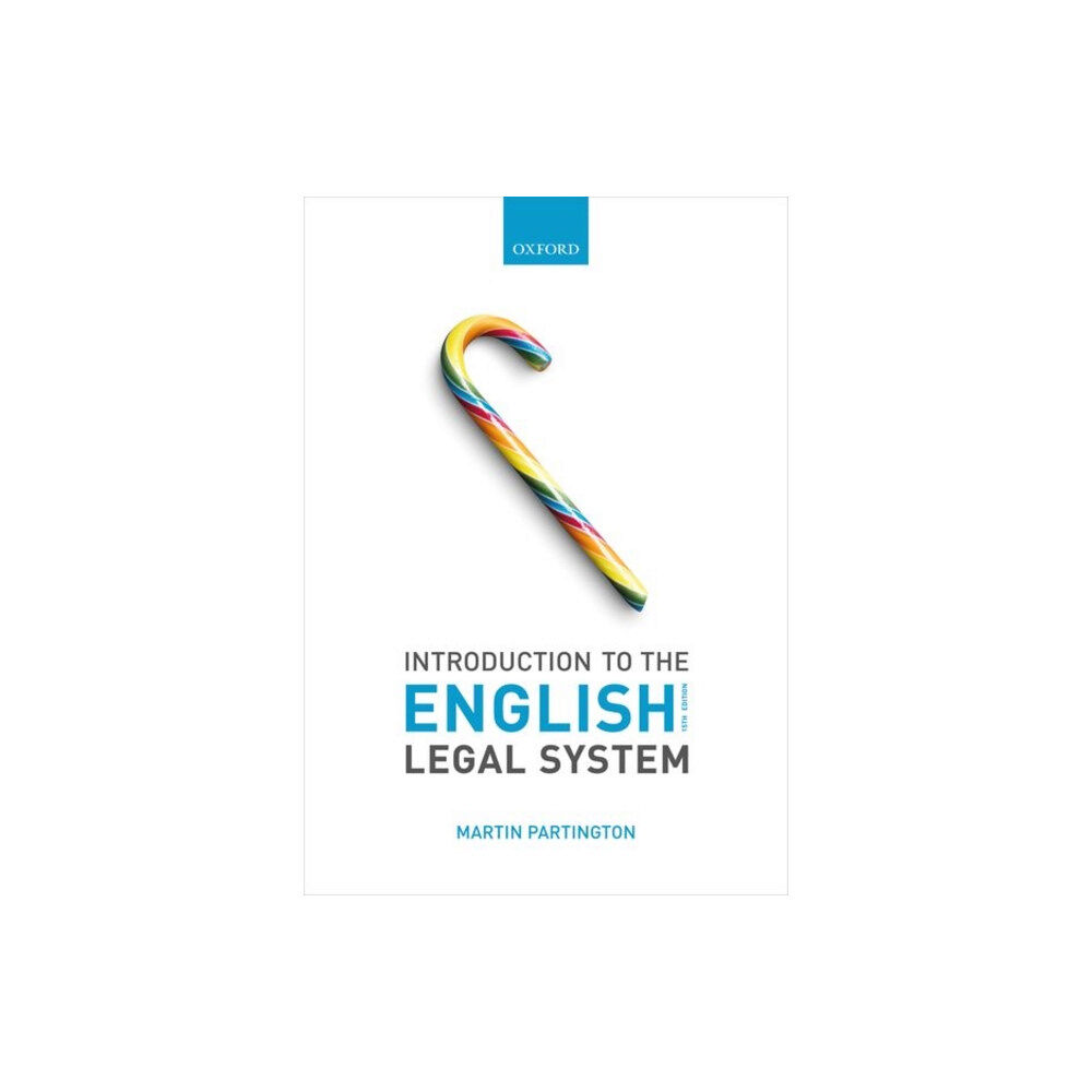 Oxford University Press Introduction to the English Legal System (häftad, eng)