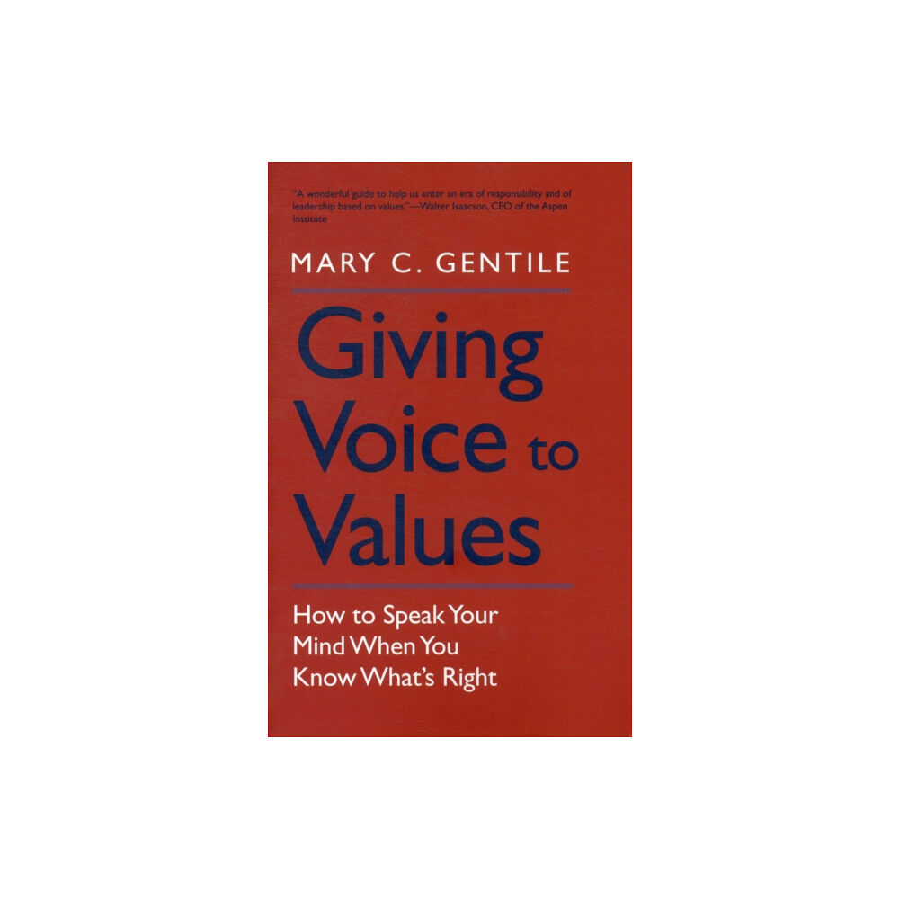 Yale university press Giving Voice to Values (häftad, eng)