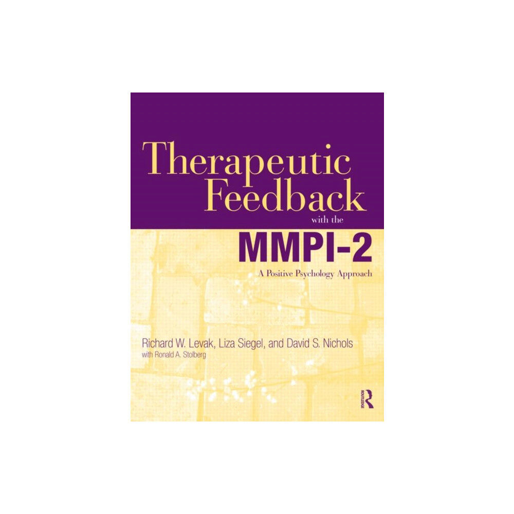 Taylor & francis ltd Therapeutic Feedback with the MMPI-2 (häftad, eng)