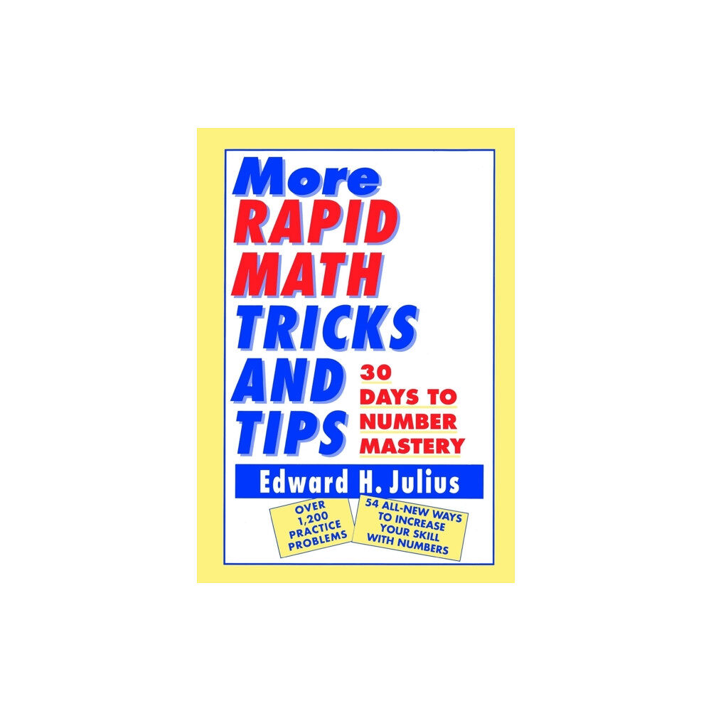 John Wiley & Sons Inc More Rapid Math: Tricks and Tips (häftad, eng)