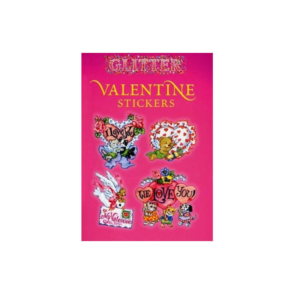 Dover publications inc. Glitter Valentine Stickers (häftad, eng)