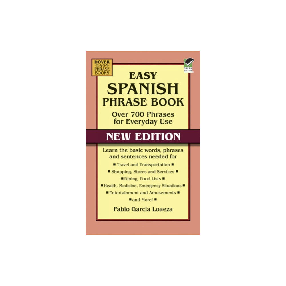 Dover publications inc. Easy Spanish Phrase Book NEW EDITION (häftad, eng)