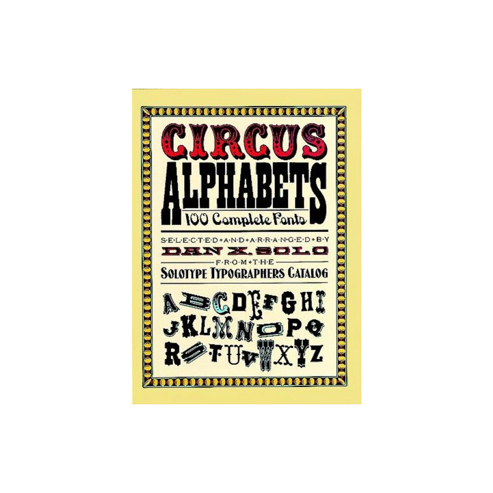 Dover publications inc. Circus Alphabets (häftad, eng)