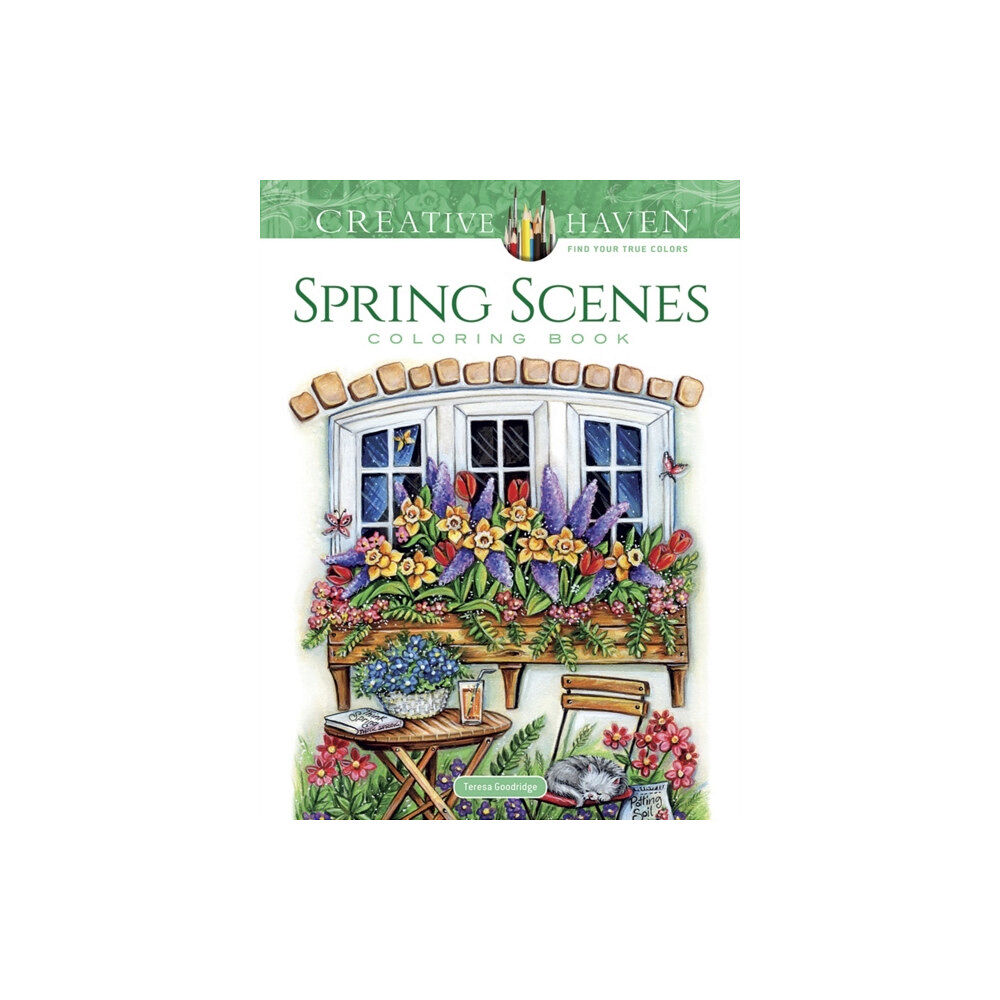 Dover publications inc. Creative Haven Spring Scenes Coloring Book (häftad, eng)