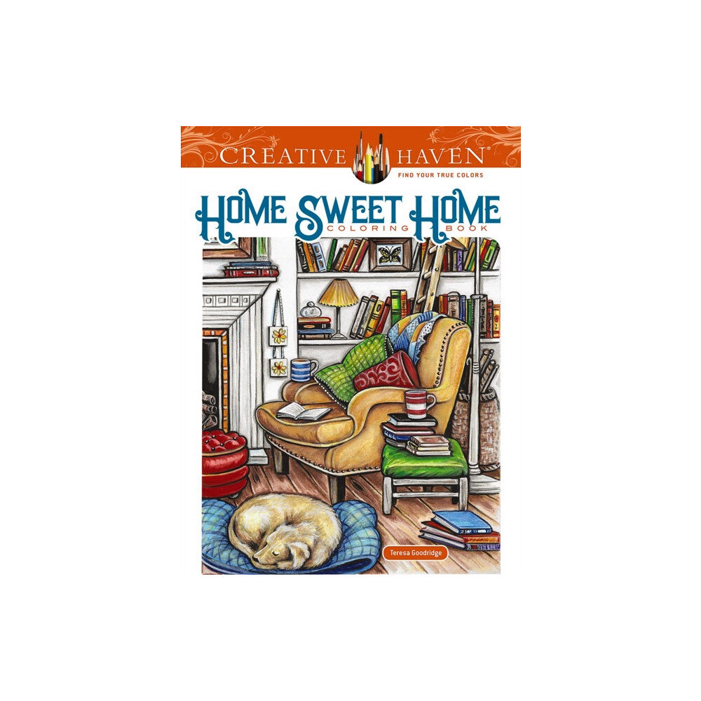 Dover publications inc. Creative Haven Home Sweet Home Coloring Book (häftad, eng)