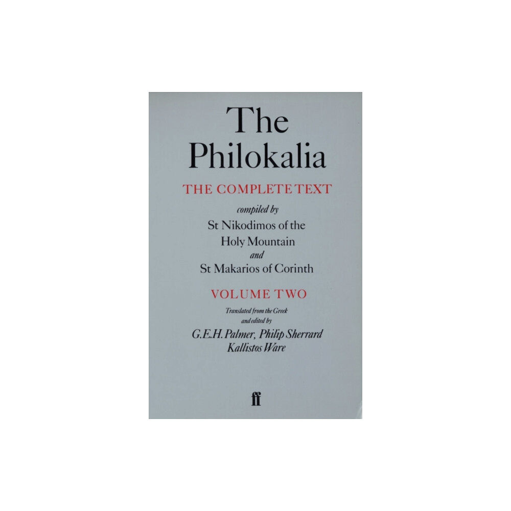 Faber & Faber The Philokalia Vol 2 (häftad, eng)