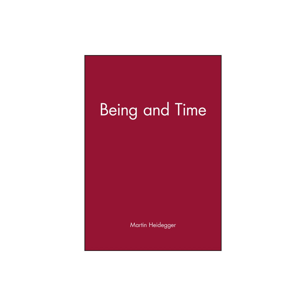 John Wiley And Sons Ltd Being and Time (häftad, eng)