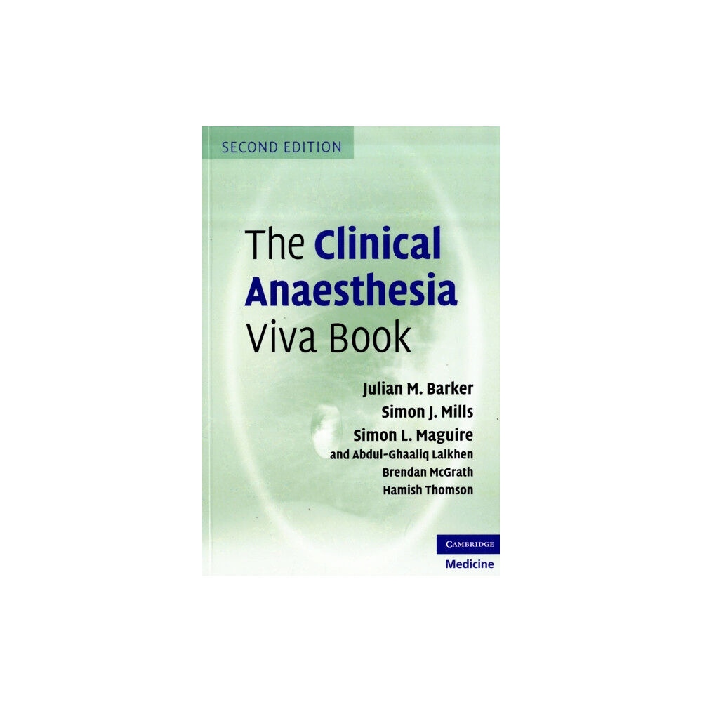 Cambridge University Press The Clinical Anaesthesia Viva Book (häftad, eng)