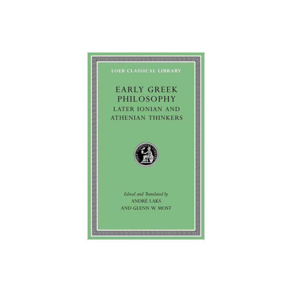 Harvard university press Early Greek Philosophy, Volume III (inbunden, eng)